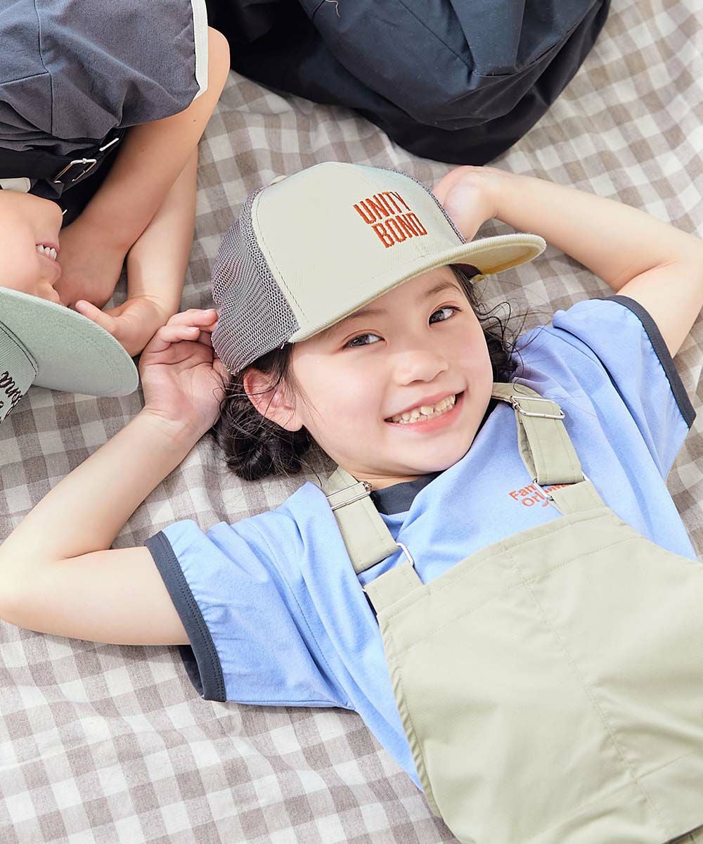 72%OFF】【おーちゃんコラボ】親子で使える フラットバイザー メッシュ