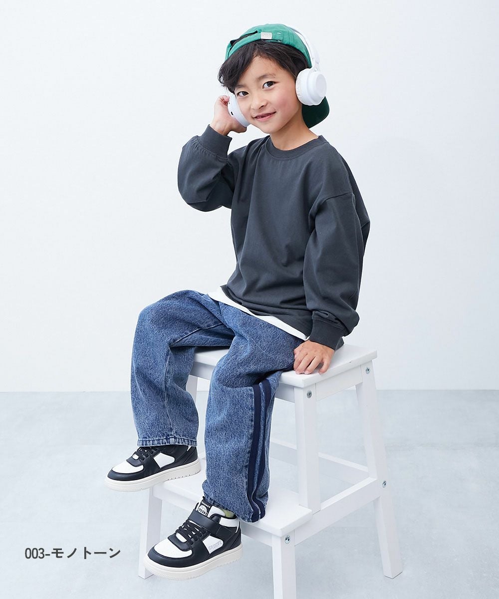 クッションインソール付き 防滑 ミッドカットスニーカー | 子供服の