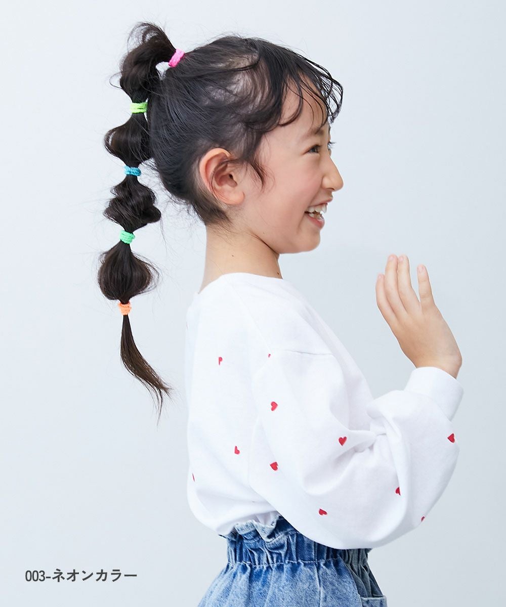 ぎざぎざ ヘアゴムセット(約100本入り) | 子供服の通販 デビロック公式
