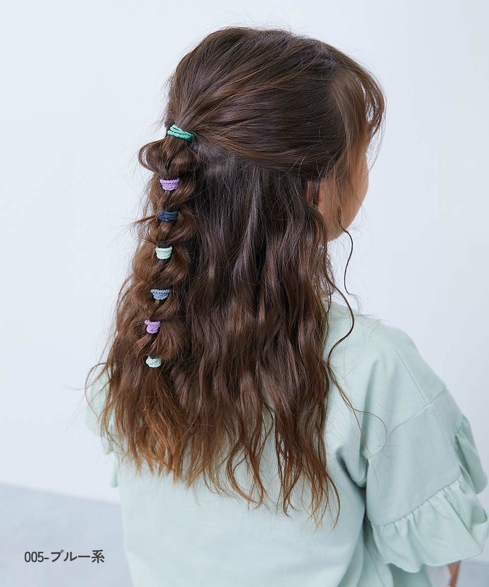 ぎざぎざ ヘアゴムセット(約100本入り) | 子供服の通販 デビロック公式