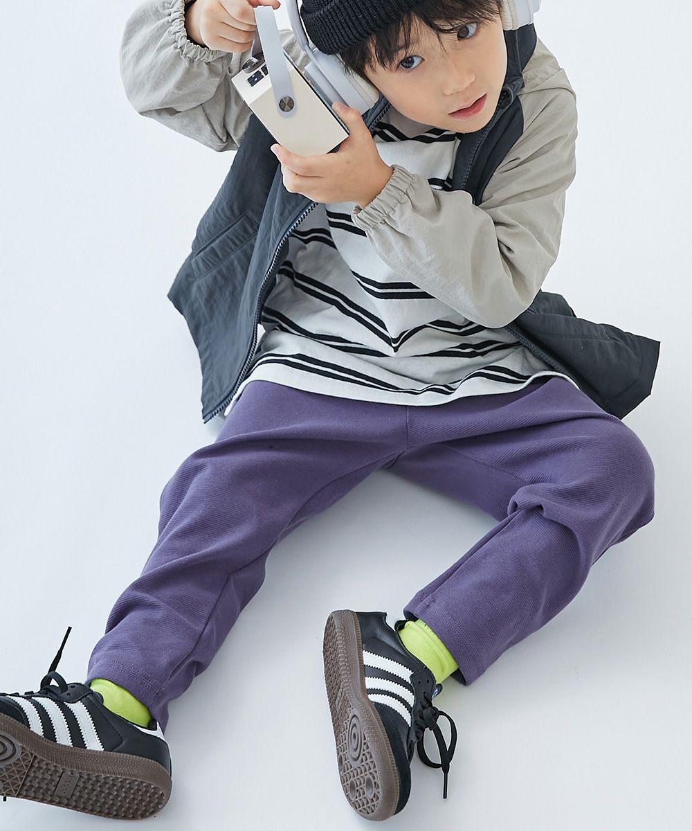 ウルトラストレッチ サルエルパンツ(綿95%やわらかタッチ) | 子供服の
