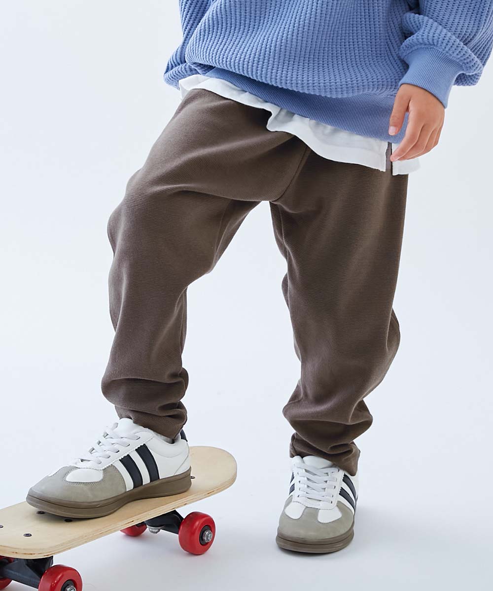 ウルトラストレッチ サルエルパンツ(綿95%やわらかタッチ) | 子供服の