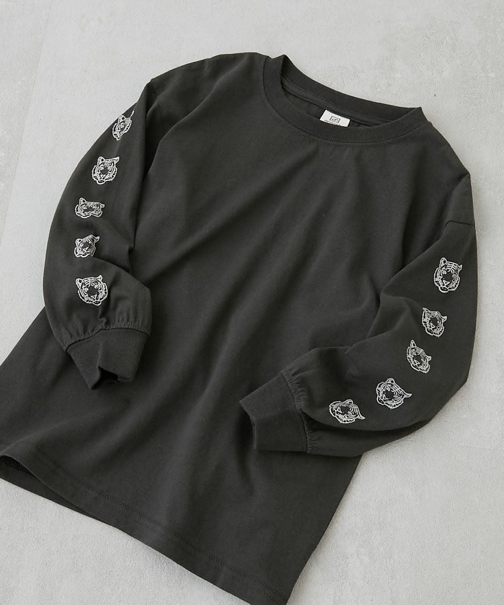 SPECIAL SALE 9%OFF】綿100％ デビラボ BIGシルエット 袖プリント袖