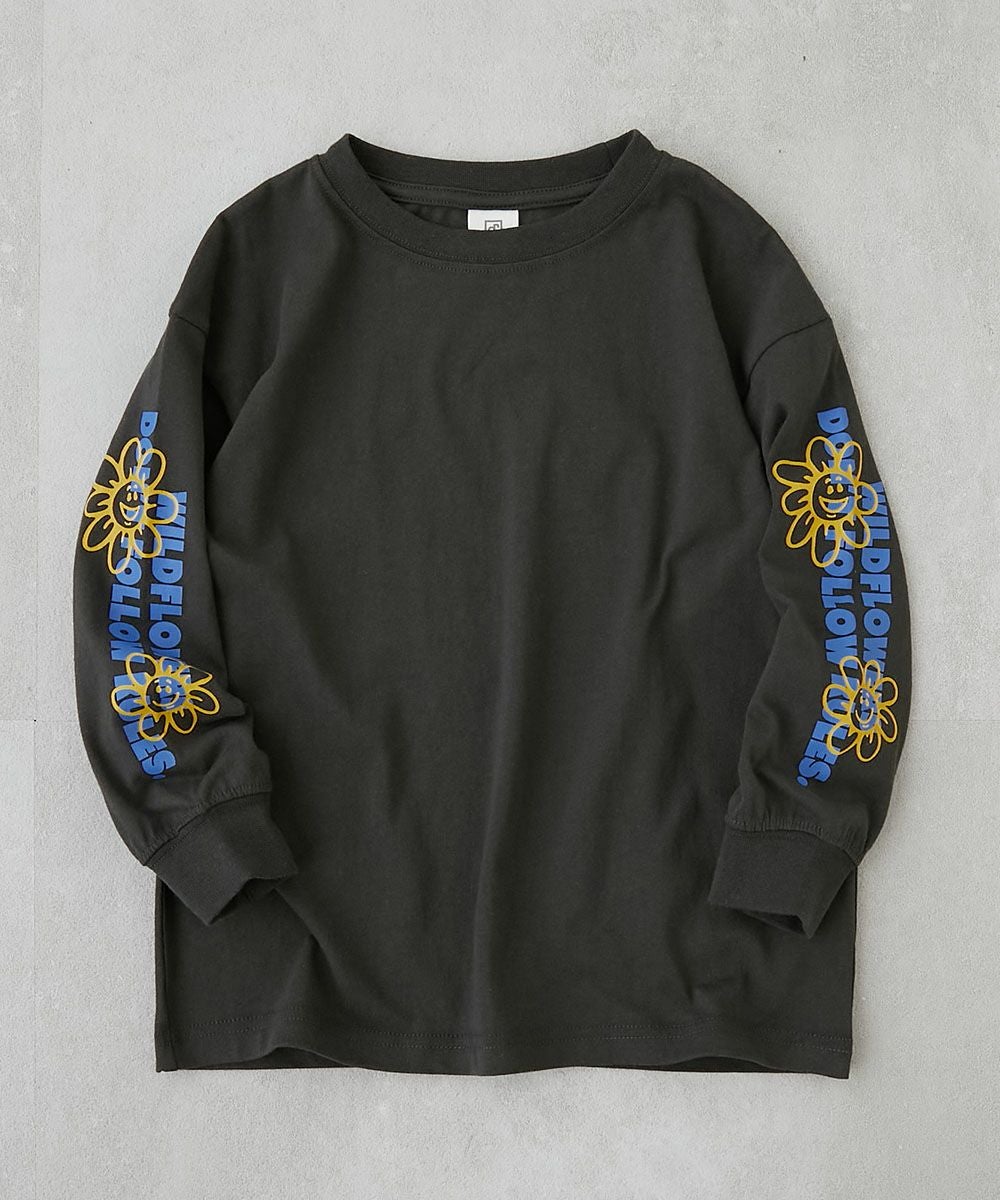 SPECIAL SALE 9%OFF】綿100％ デビラボ BIGシルエット 袖プリント袖