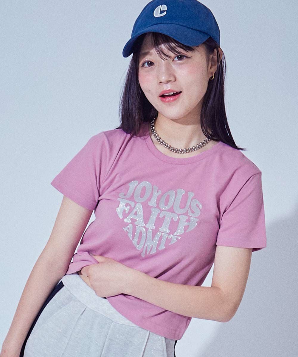 chum】UVカット えらべるプリント クロップド丈 半袖Tシャツ | 子供服