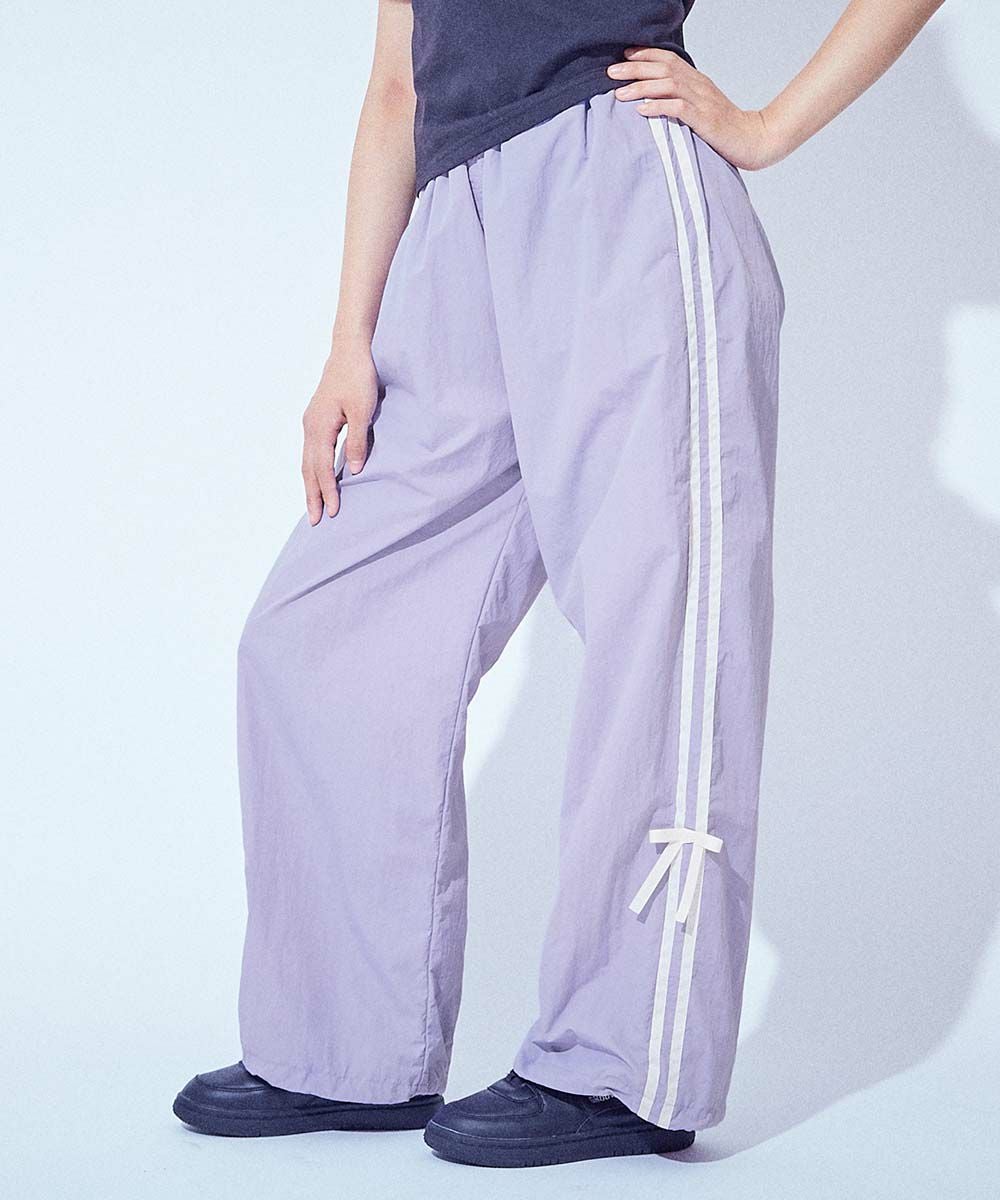 SPECIAL SALE 19%OFF】【chum】サイドリボン ナイロンパンツ