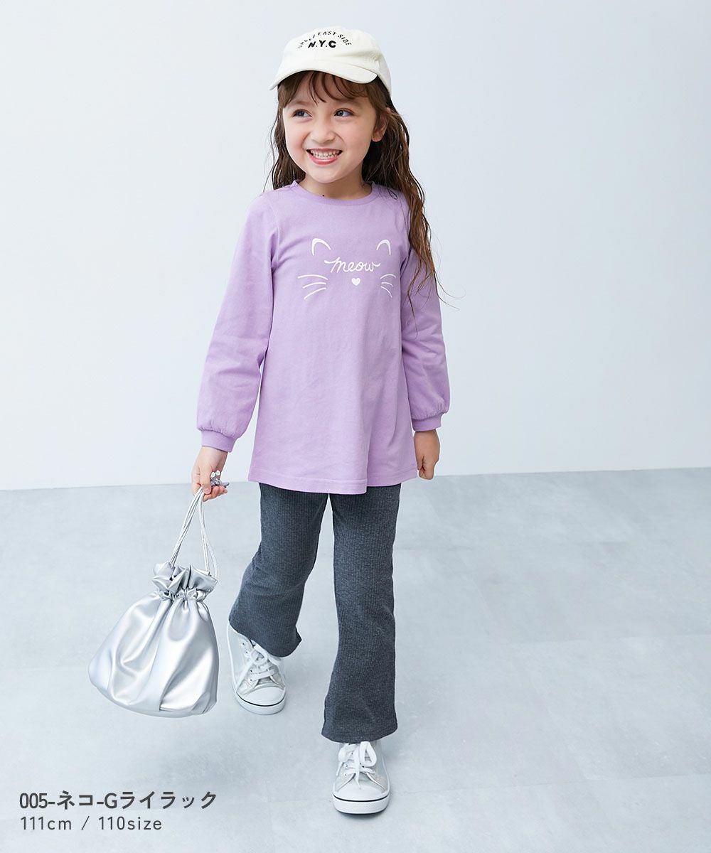 SPECIAL SALE 30%OFF】綿100％ デビラボ プリント 長袖チュニック