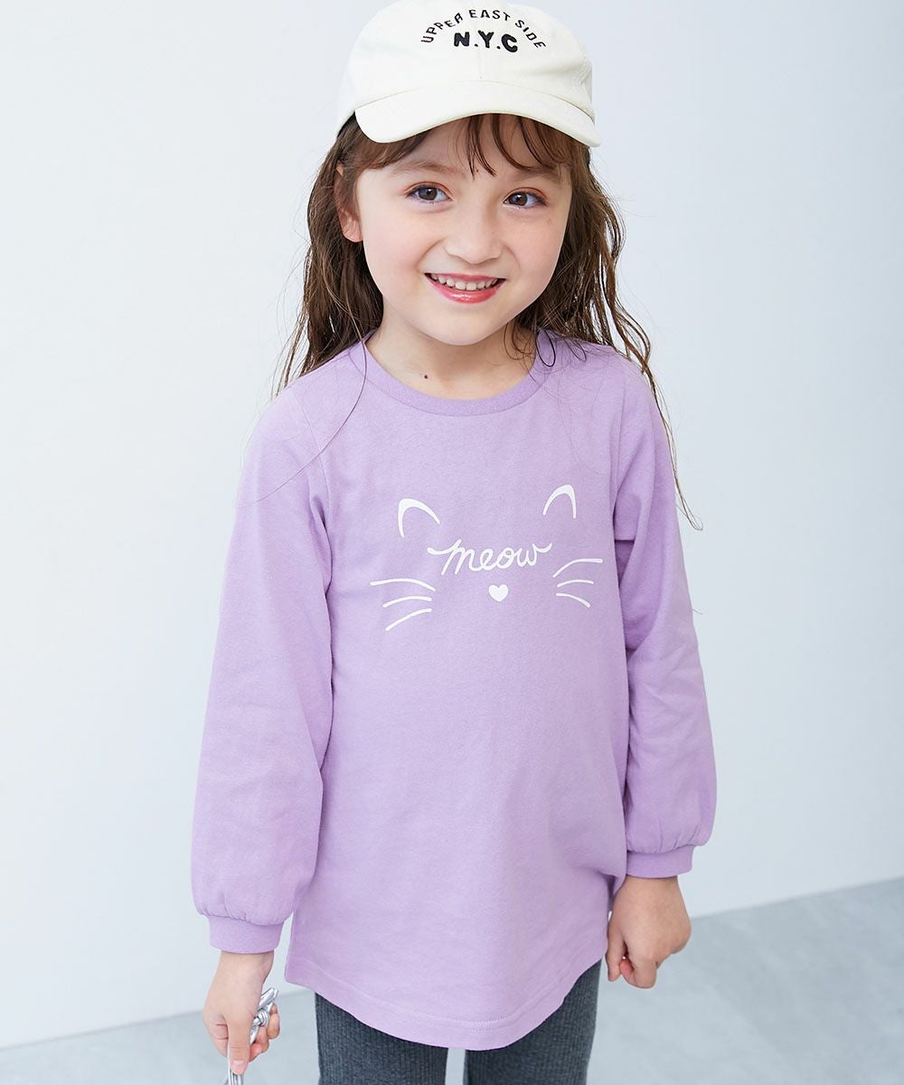 SPECIAL SALE 30%OFF】綿100％ デビラボ プリント 長袖チュニック