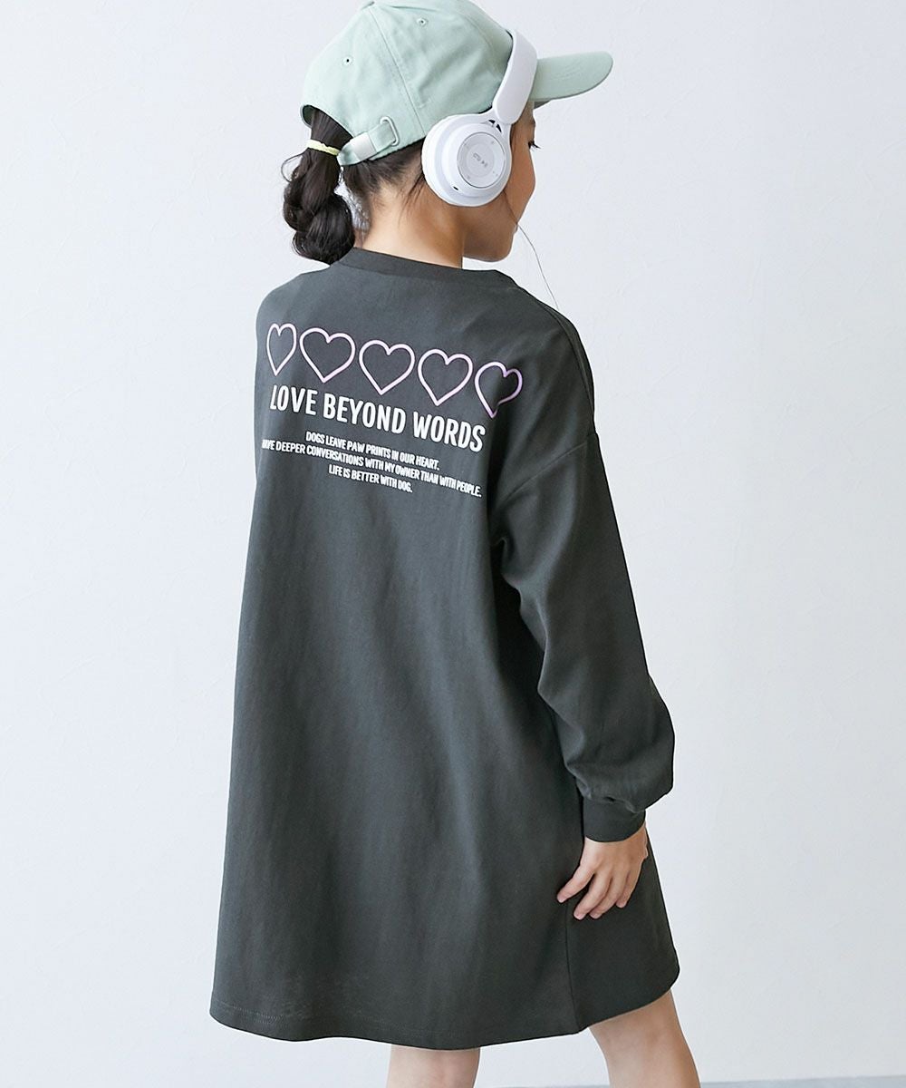 綿100％ デビラボ プリント 長袖ワンピース | 子供服の通販 デビロック