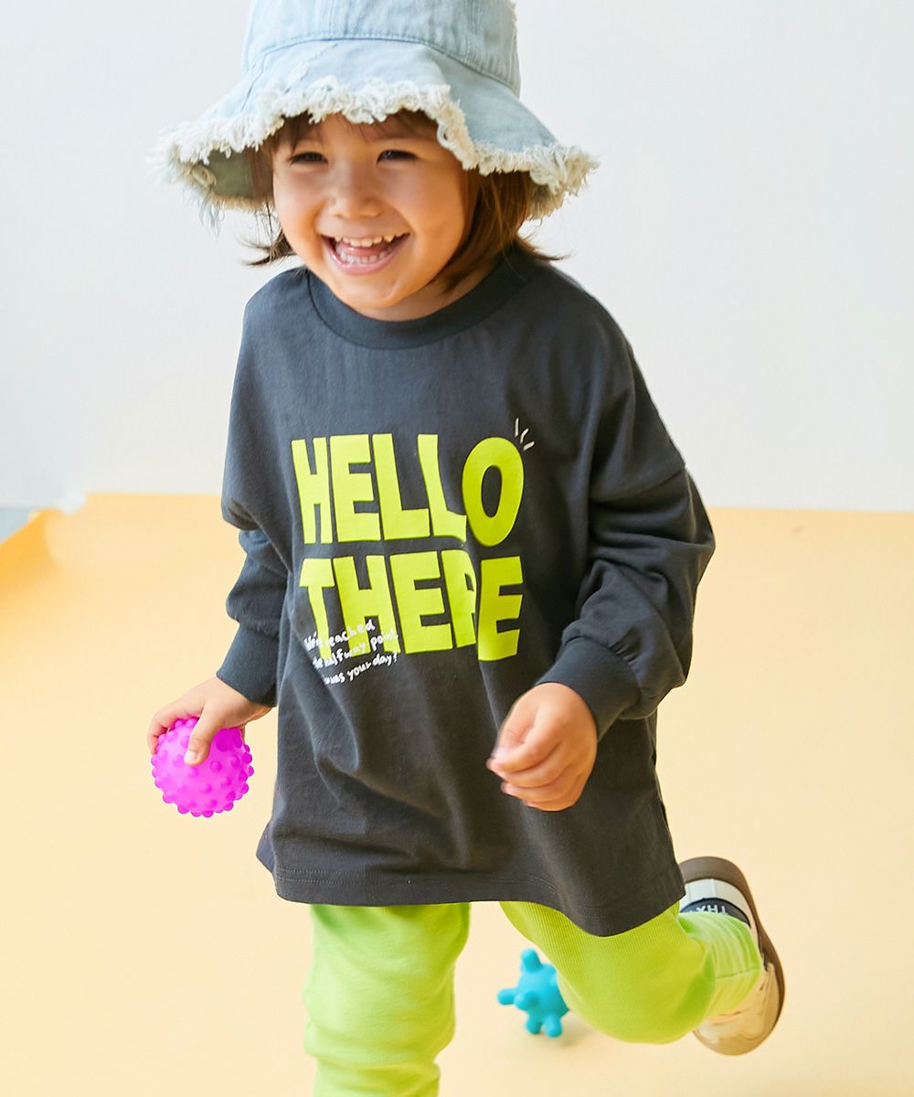 最大4%OFF】【EN-JOY】どっちも前だから1人でお着替え カラフル 長袖T