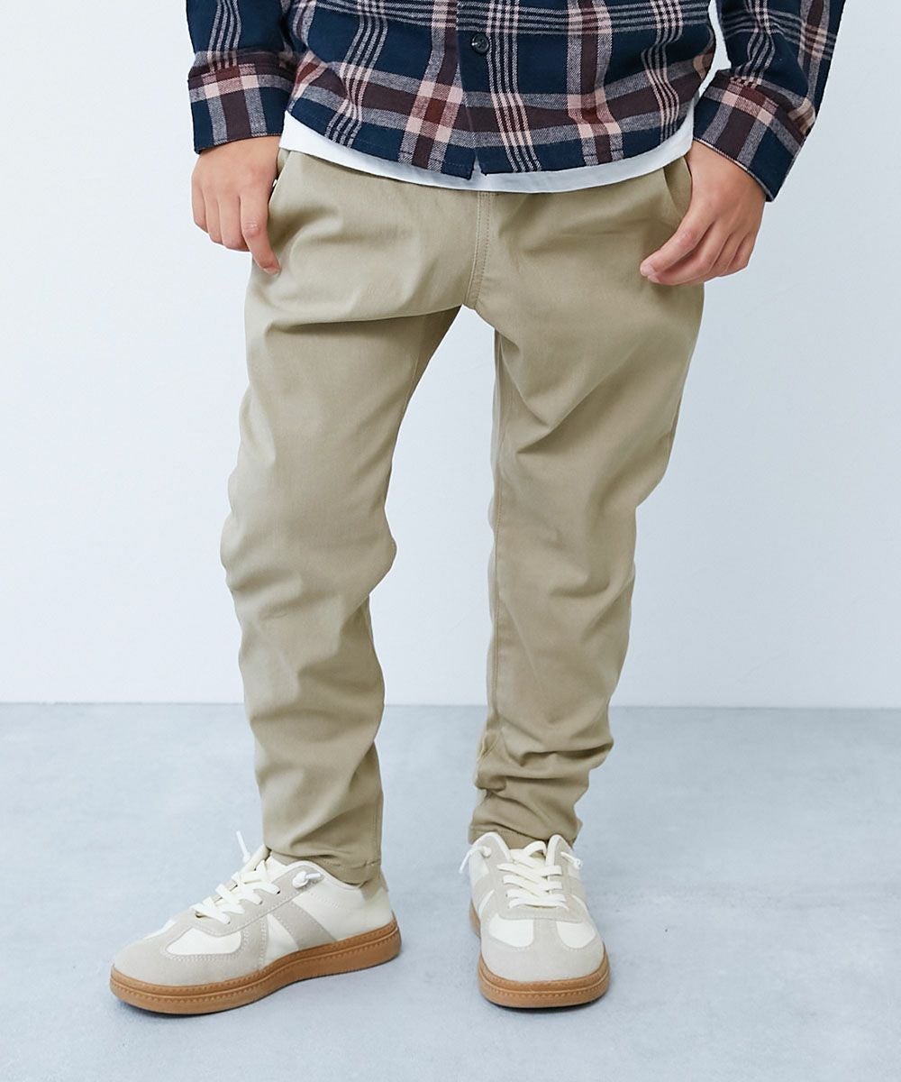 最大16%OFF】よくばりストレッチ ツイル タックパンツ | 子供服の通販