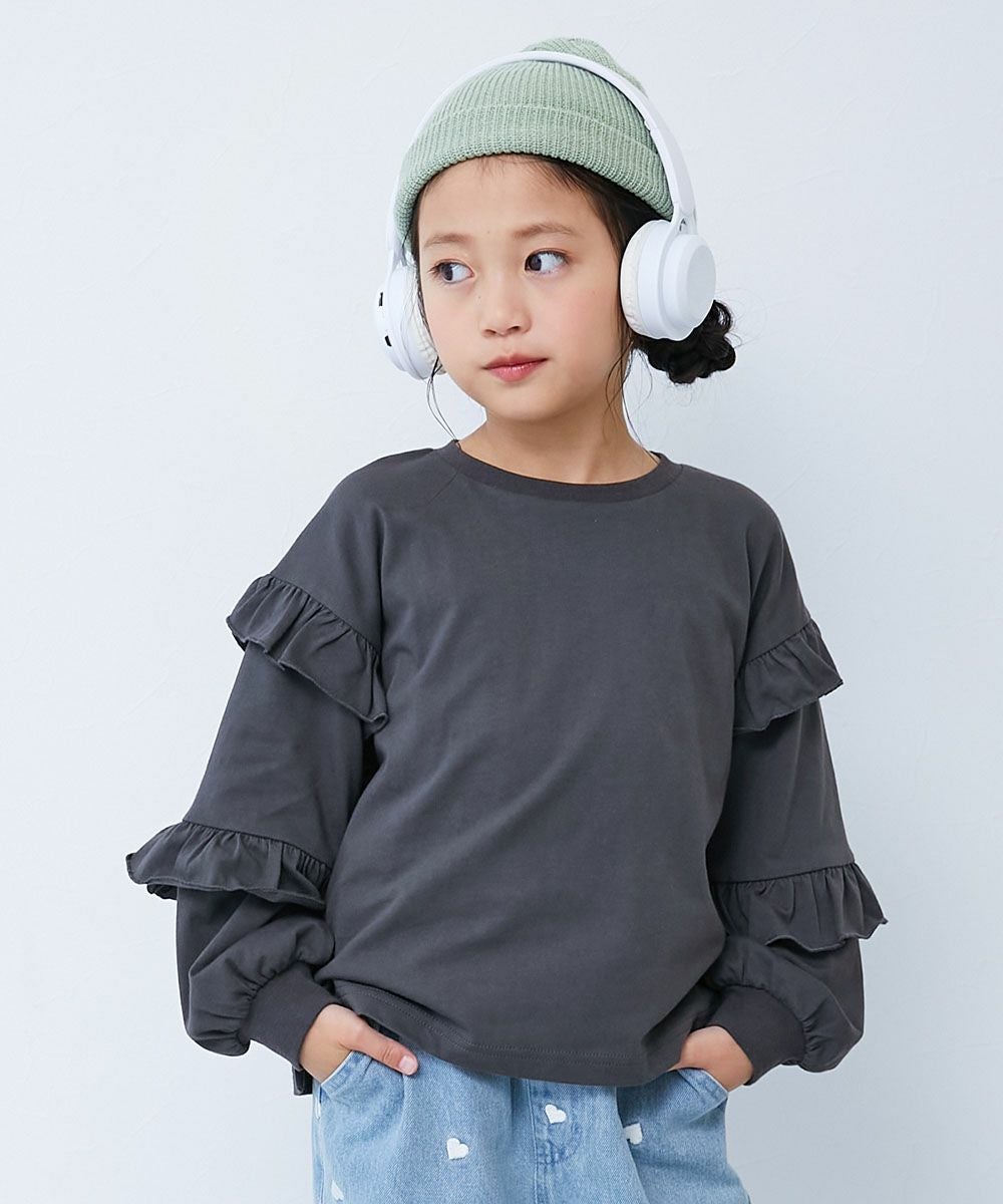 SPECIAL SALE 44%OFF】えらべるフリルアソート ガールズ 長袖Tシャツ