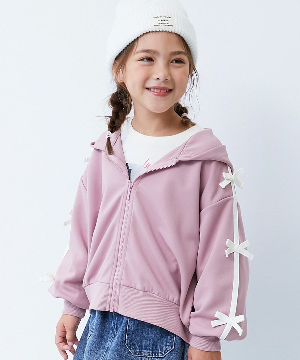 SPECIAL SALE 28%OFF】リボン付き サイドライン おめかし ジップ