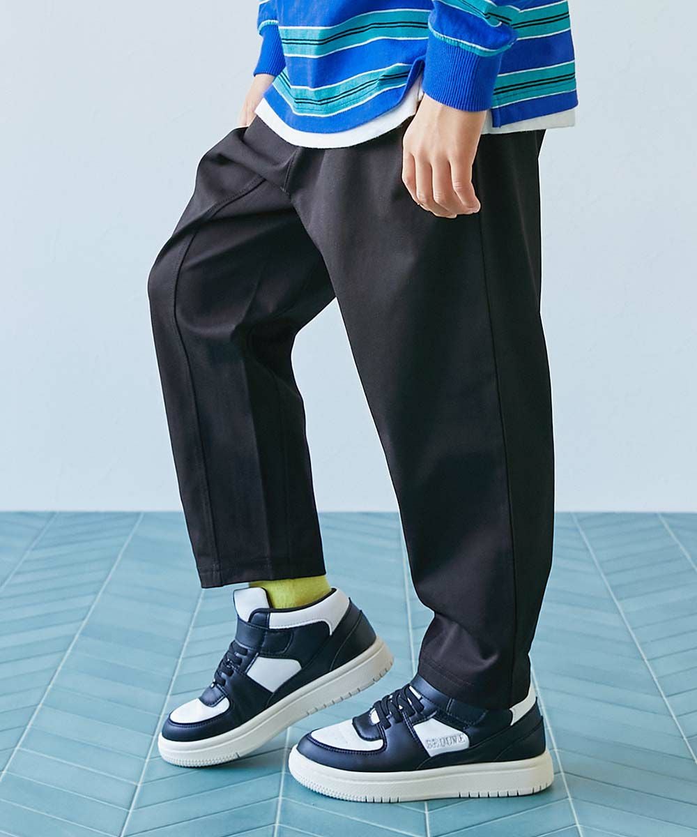 イージーウォッシュ】乾燥機OK マチ付き テーパードパンツ | 子供服の