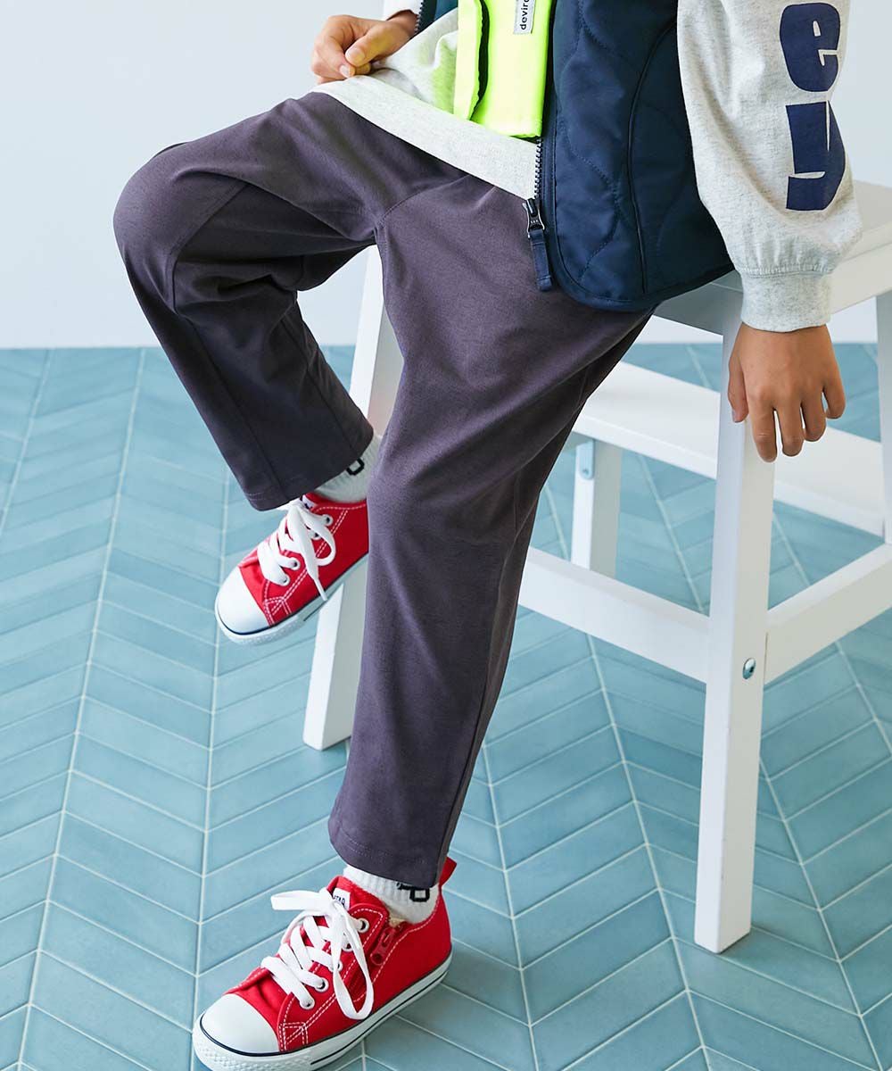イージーウォッシュ】乾燥機OK マチ付き テーパードパンツ | 子供服の