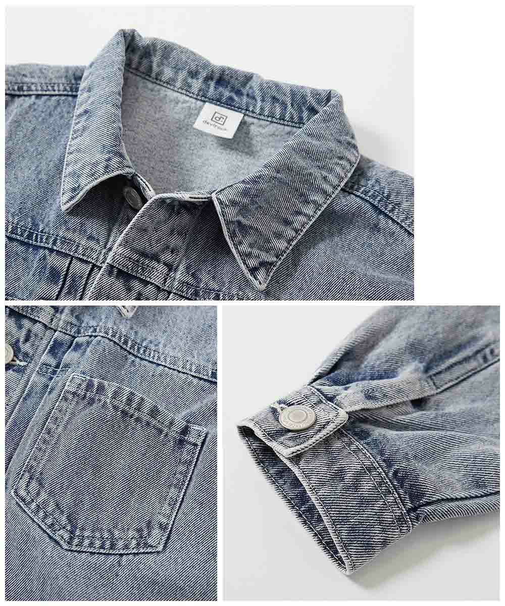 ビッグシルエット デニムジャケット | 子供服の通販 デビロック公式サイト