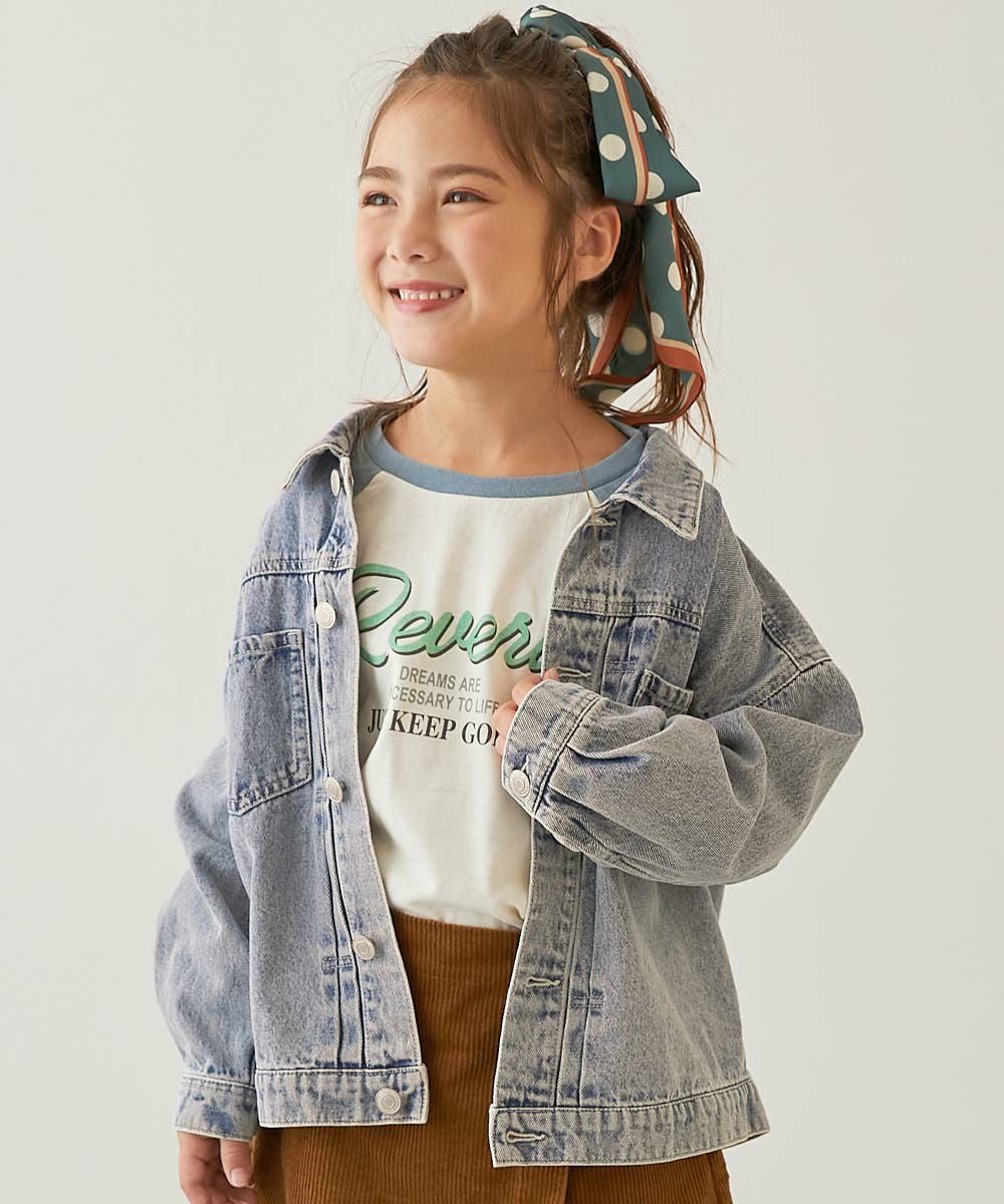 ビッグシルエット デニムジャケット | 子供服の通販 デビロック公式サイト