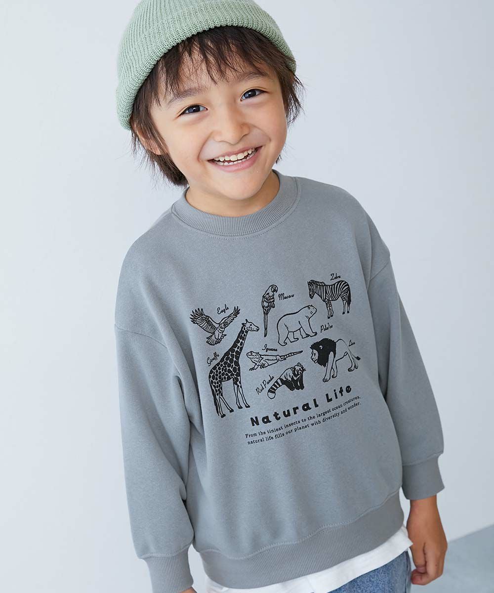 最大56%OFF】デビラボ BOXシルエット プリント トレーナー | 子供服の