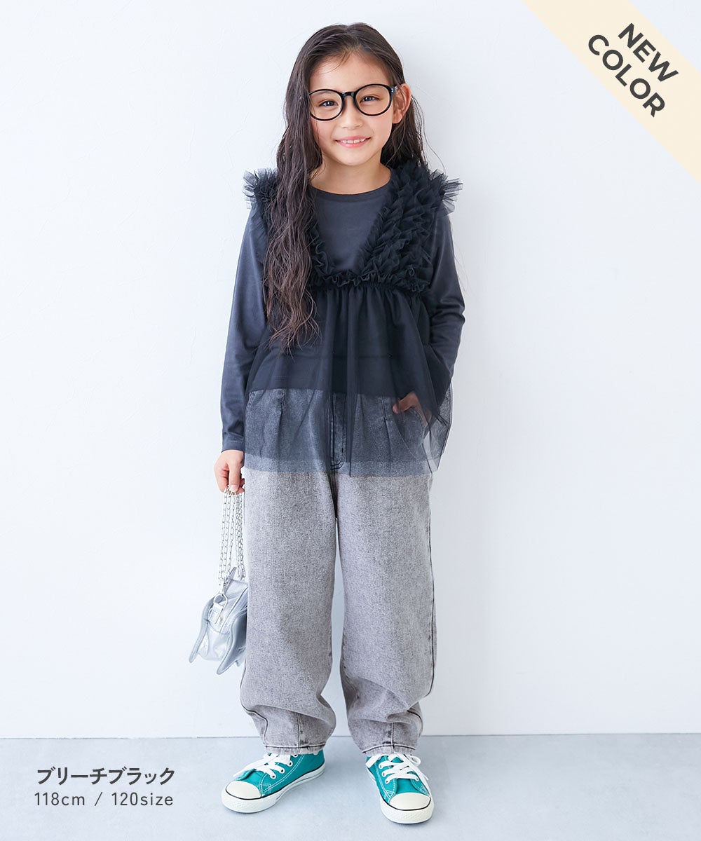 ChouChouセレクト ストレッチデニムバックタックJK 最大9%OFF