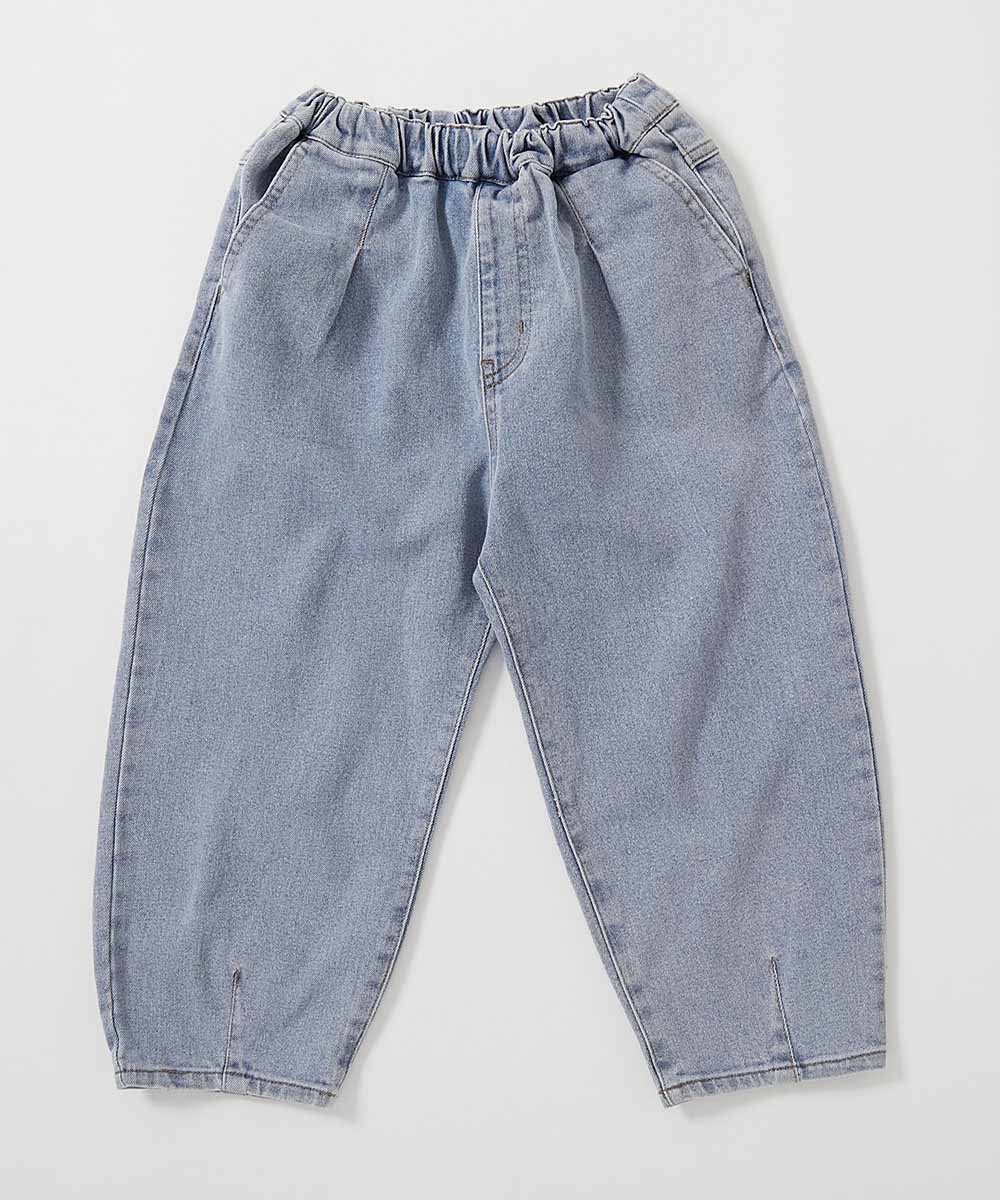 最大9%OFF】ストレッチデニム ルーズタックパンツ | 子供服の通販
