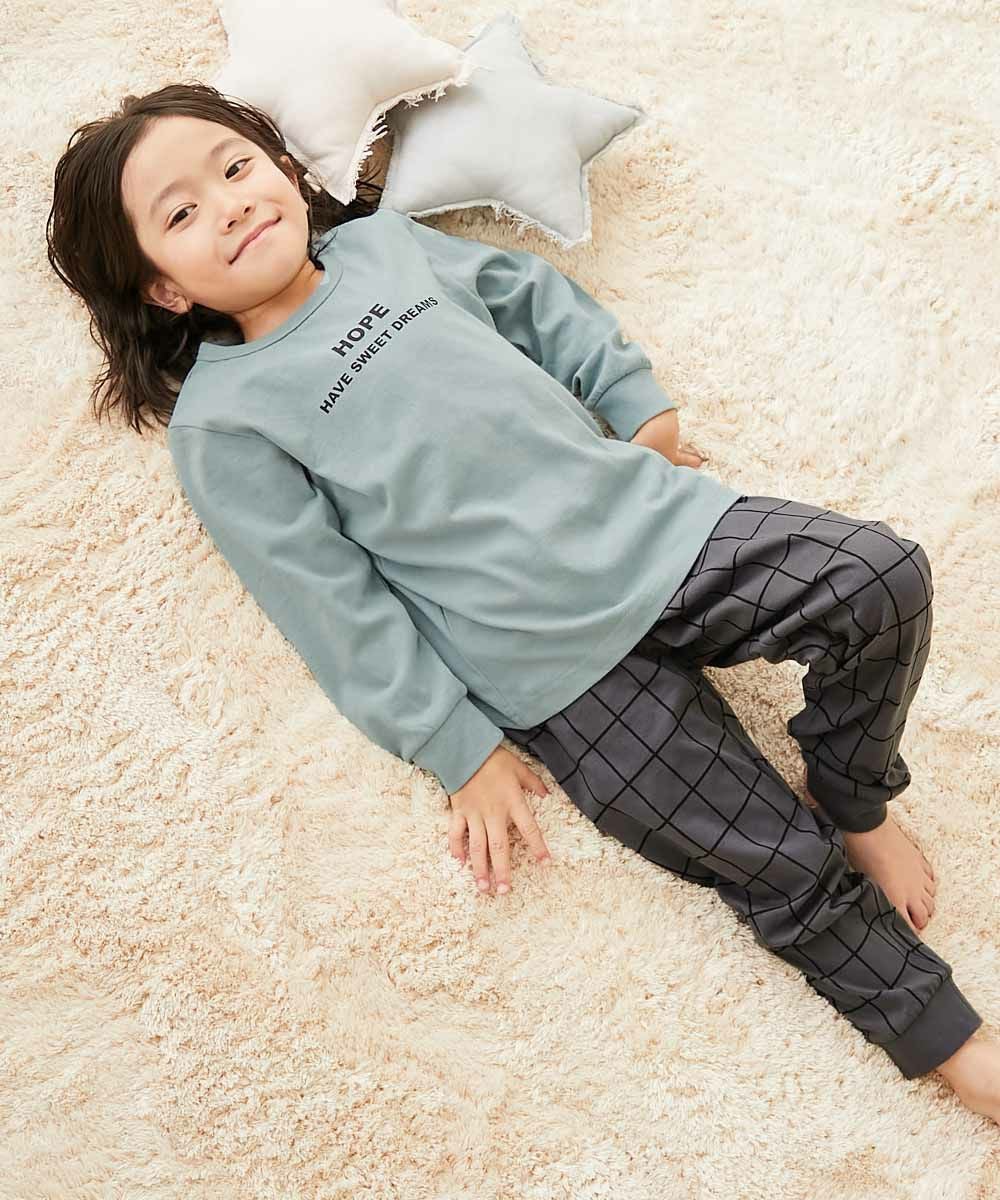 最大10%OFF】綿100％ デビラボ ROOM 長袖パジャマ | 子供服の通販