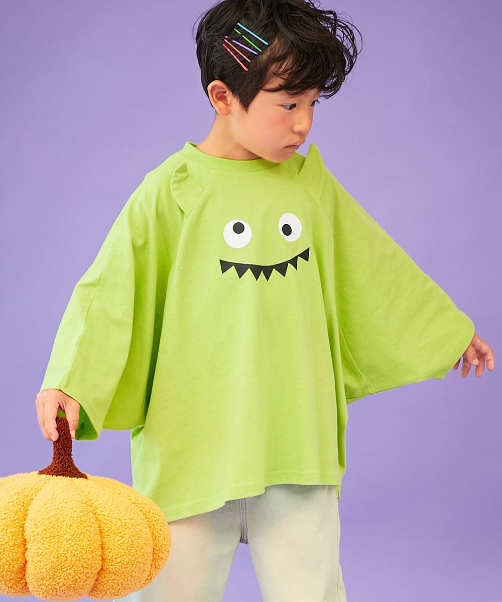 ハロウィン なりきりデザイン スーパーBIGシルエット 長袖Tシャツ