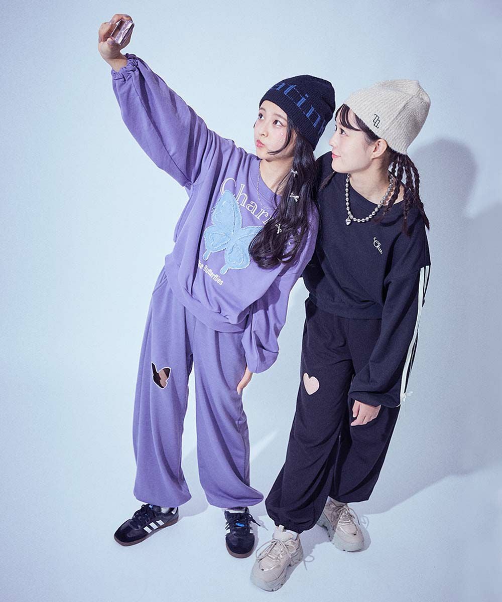 SPECIAL SALE 50%OFF】【chum】えらべるカットアウトデザイン ミニ裏毛