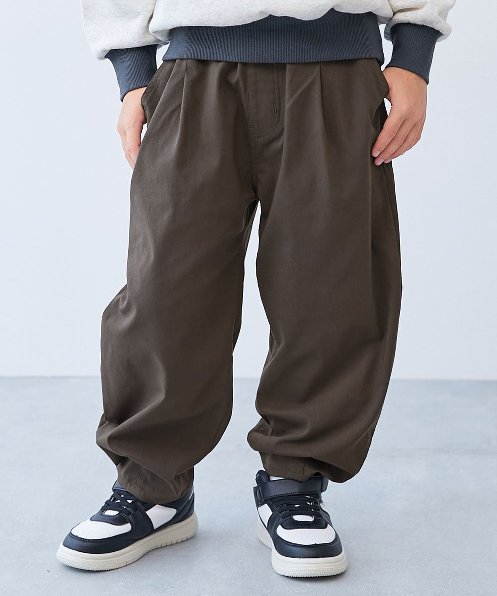 よくばりストレッチ ツイル ルーズタックパンツ | 子供服の通販