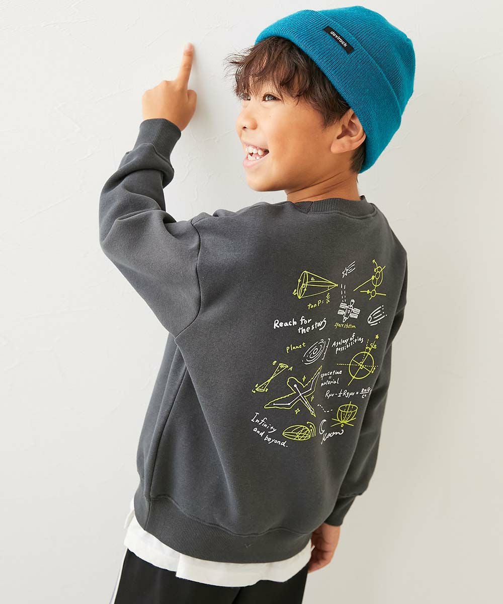 アウトレット SALE 25%OFF/返品不可】デビラボ プリント 裏起毛 BOX