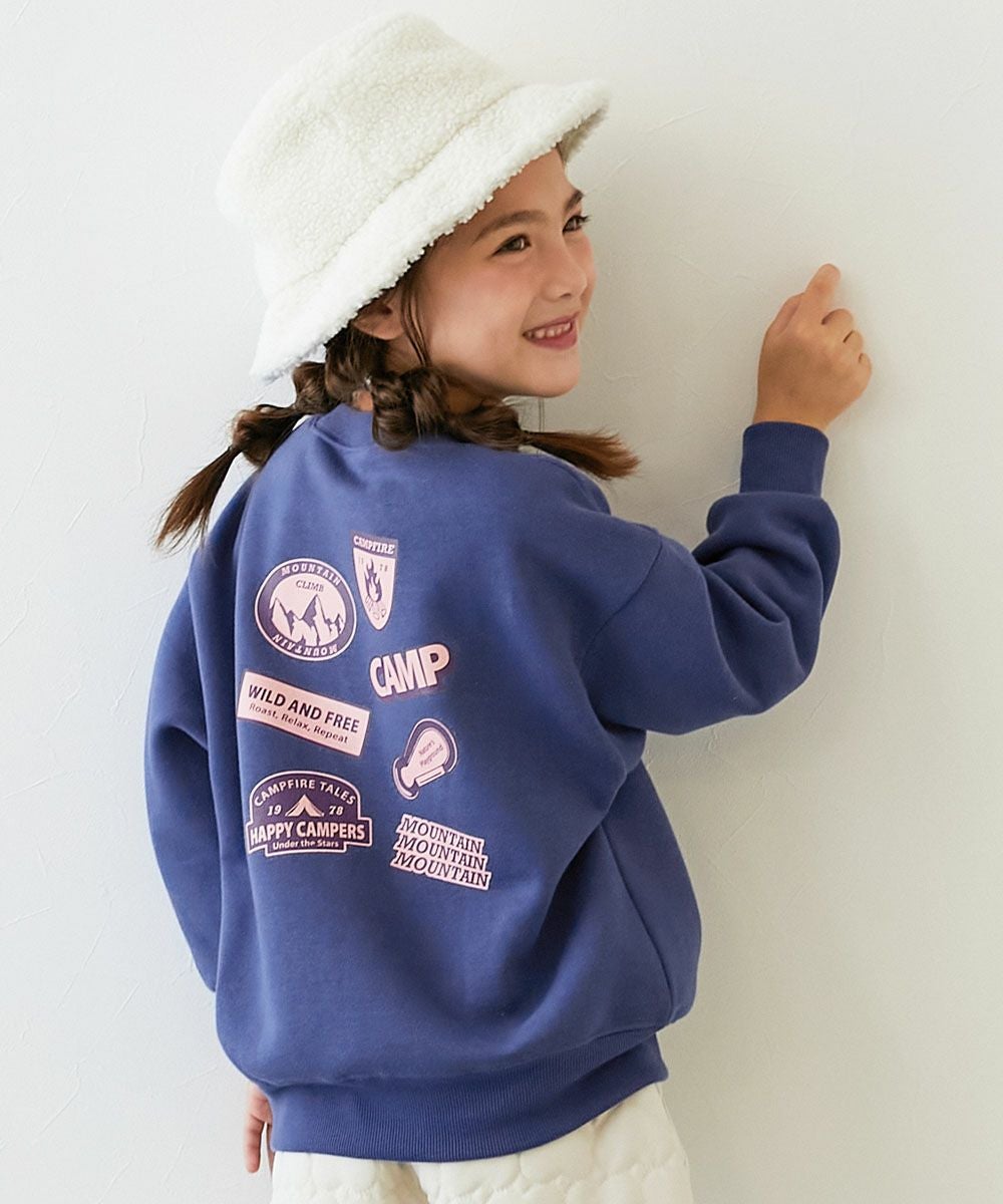 最大37%OFF】デビラボ プリント 裏起毛 BIGシルエットトレーナー