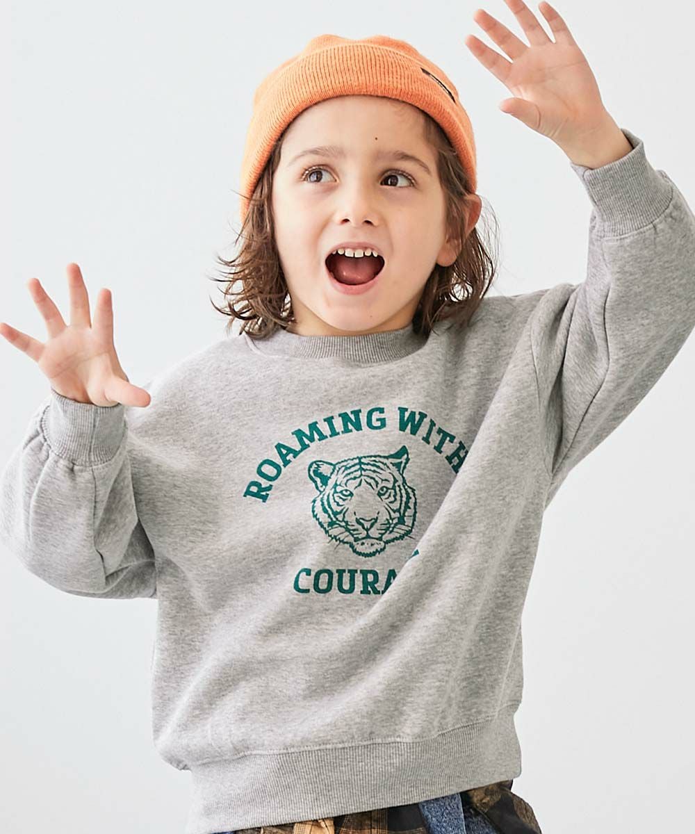 最大50%OFF】デビラボ×【アニマルカレッジ】 裏起毛 BIGシルエット