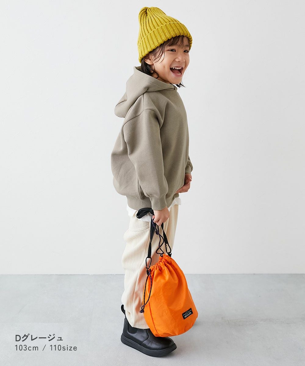 ビッグシルエット 裏起毛プルパーカー | 子供服の通販 デビロック公式