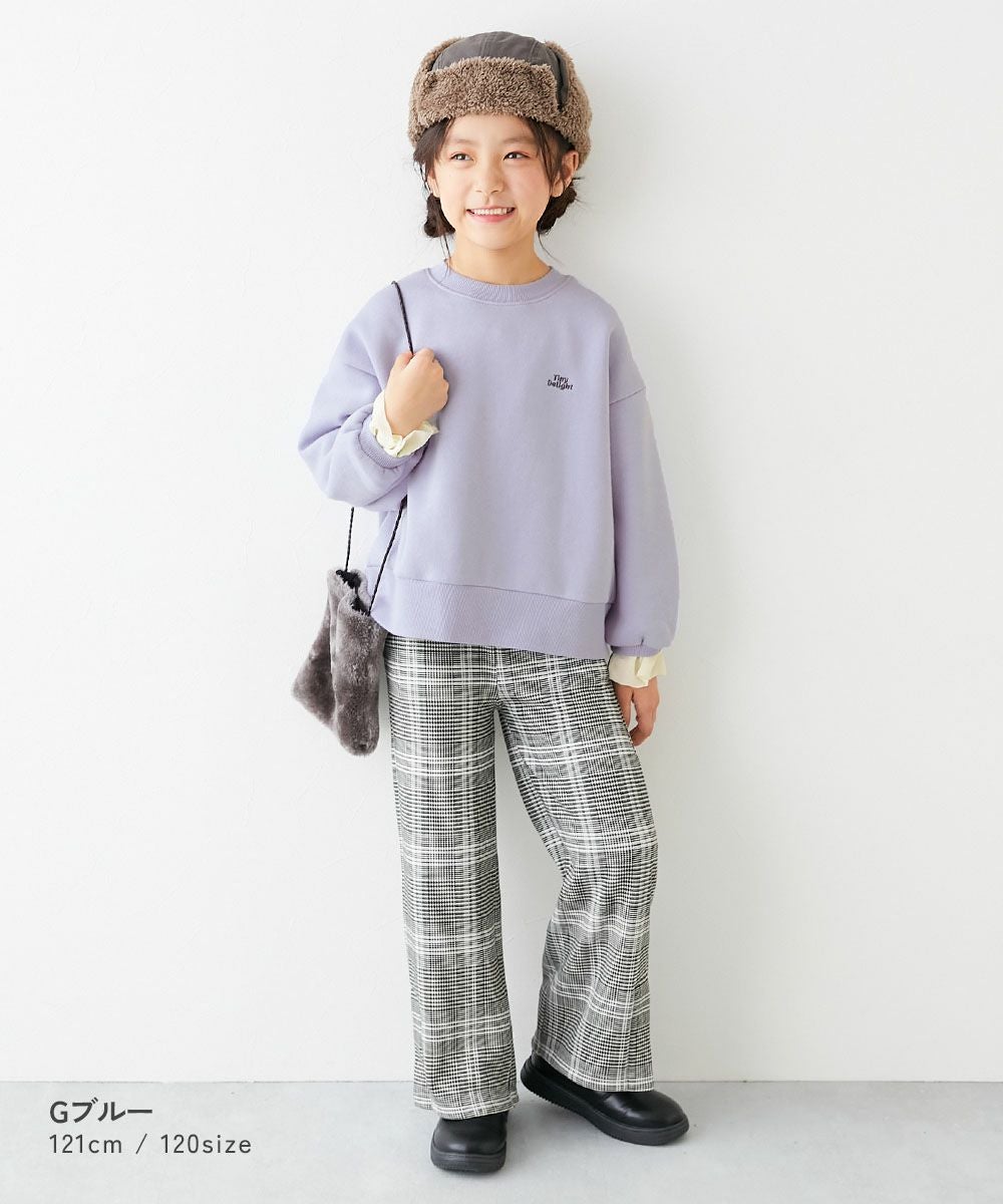 袖がかわいい 重ね着風 裏起毛トレーナー | 子供服の通販 デビロック