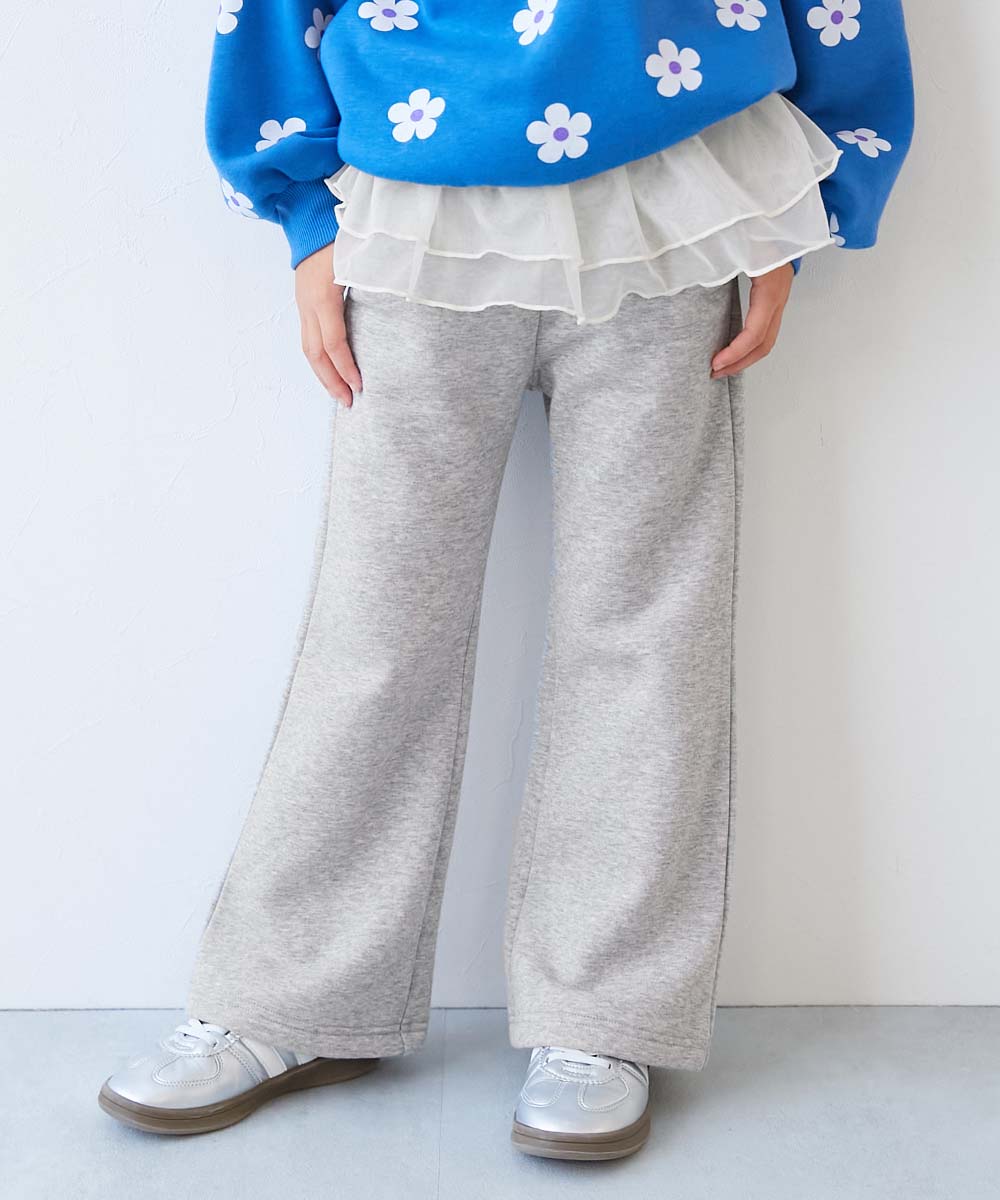 えらべるフリルデザイン 裏起毛 あったかパンツ
