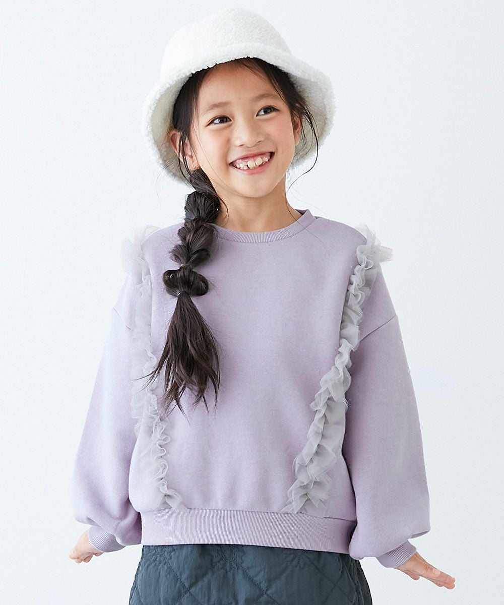 SALE 33%OFF】えらべるフリルチュール 裏起毛 トレーナー | 子供服の
