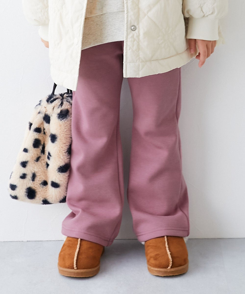 RICH WARM 裏シャギー えらべる無地&総柄 セミフレアパンツ | 子供服の
