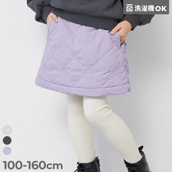 新品未使用★ 【防風保温】ニューバランス　サイドロゴテープキルティングスカート アウトレット SALE 73%OFF/返品不可】裏ボア 花柄キルティング