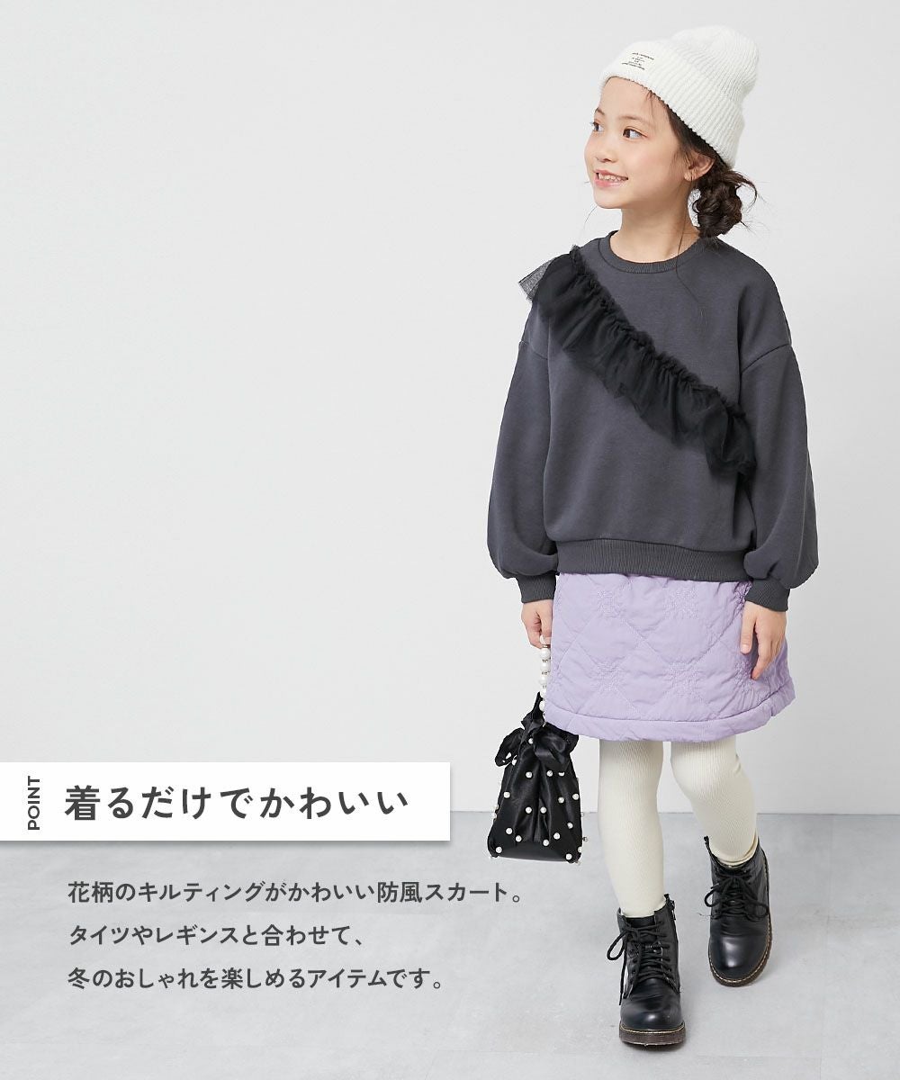 アウトレット SALE 73%OFF/返品不可】裏ボア 花柄キルティング