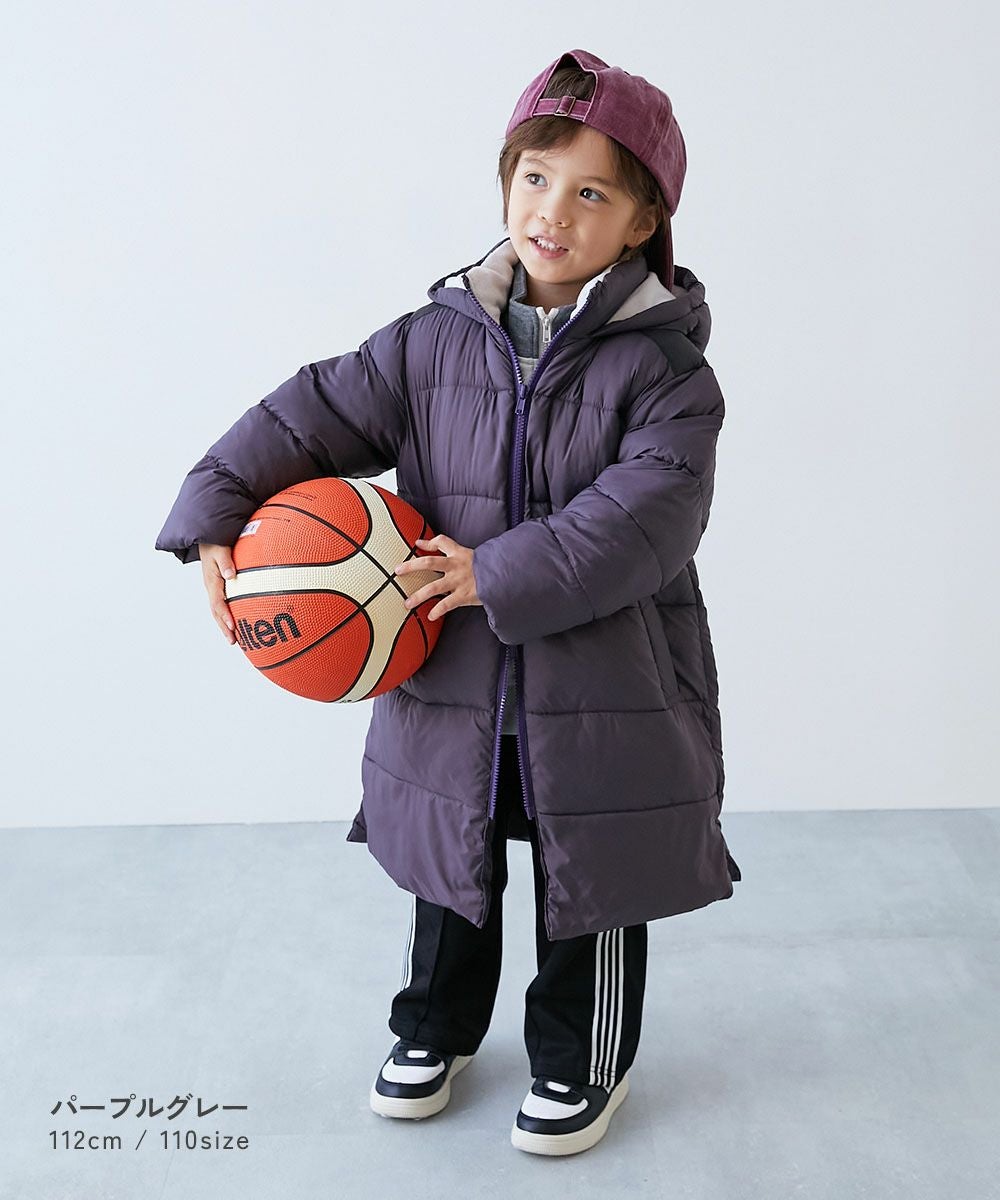洗える ファイバーダウン あったか防風 ロングコート | 子供服の通販