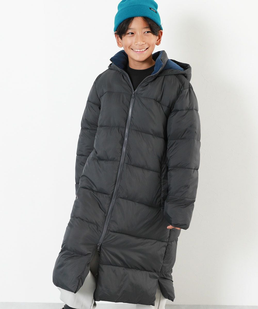 洗える ファイバーダウン あったか防風 ロングコート | 子供服の通販