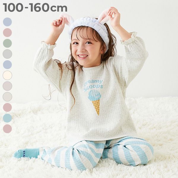 パジャマ11 ガールズ やわらかキルト パジャマ | 子供服の通販 デビロック公式サイト