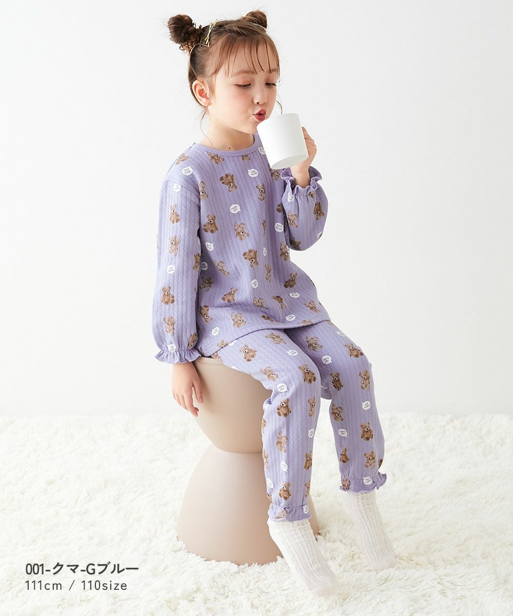 ガールズ やわらかキルト パジャマ | 子供服の通販 デビロック公式サイト