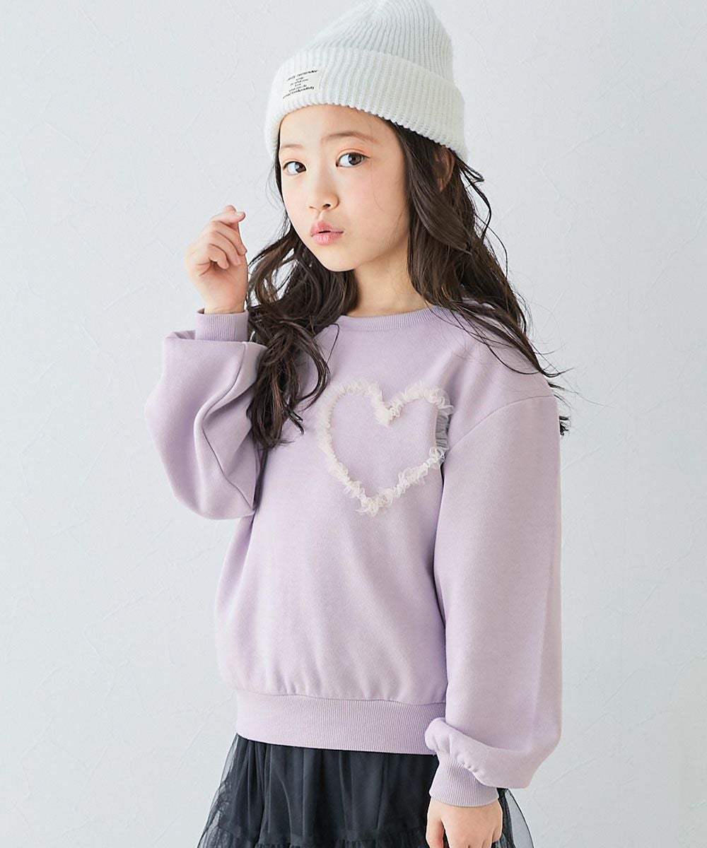 チュールモチーフ 裏起毛トレーナー | 子供服の通販 デビロック公式サイト
