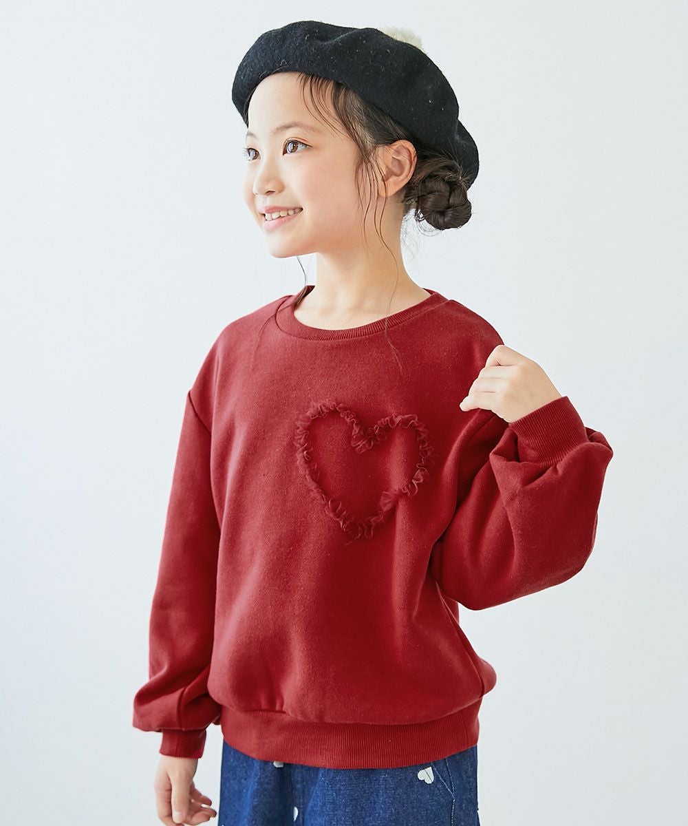 チュールモチーフ 裏起毛トレーナー | 子供服の通販 デビロック公式サイト