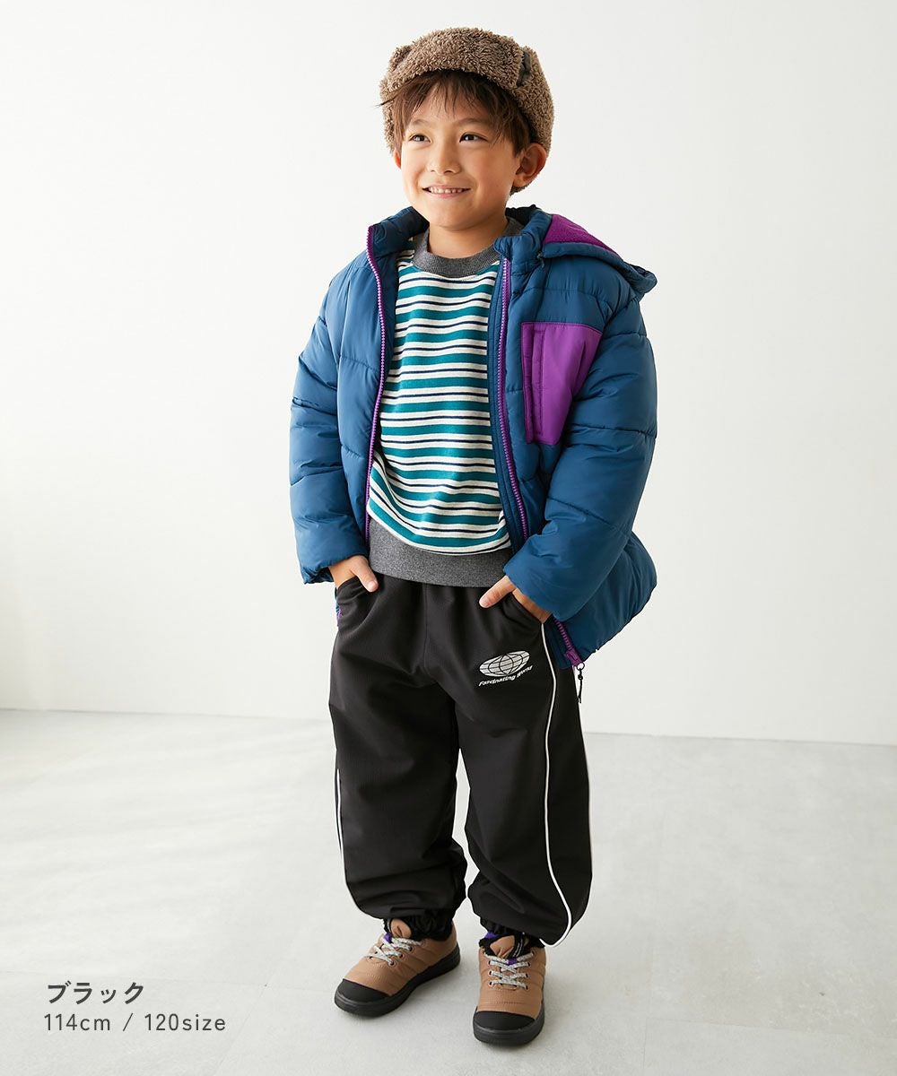 アウトレット SALE 40%OFF/返品不可】あったか防風 裏フリース ワイド