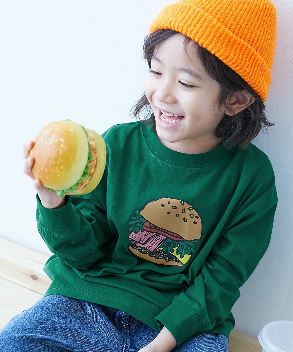 SPECIAL SALE 9%OFF】綿100％ デビラボ BIGシルエット プリント袖リブ