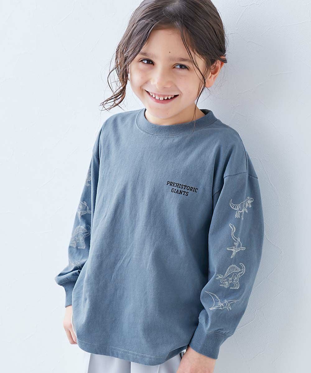 SPECIAL SALE 9%OFF】綿100％ デビラボ BIGシルエット プリント袖リブ