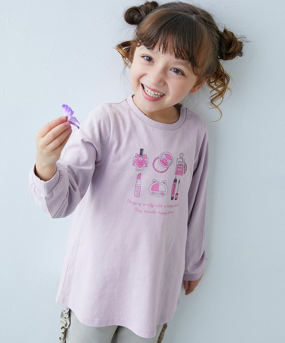 綿100% デビラボプリント 長袖チュニック | 子供服の通販 デビロック