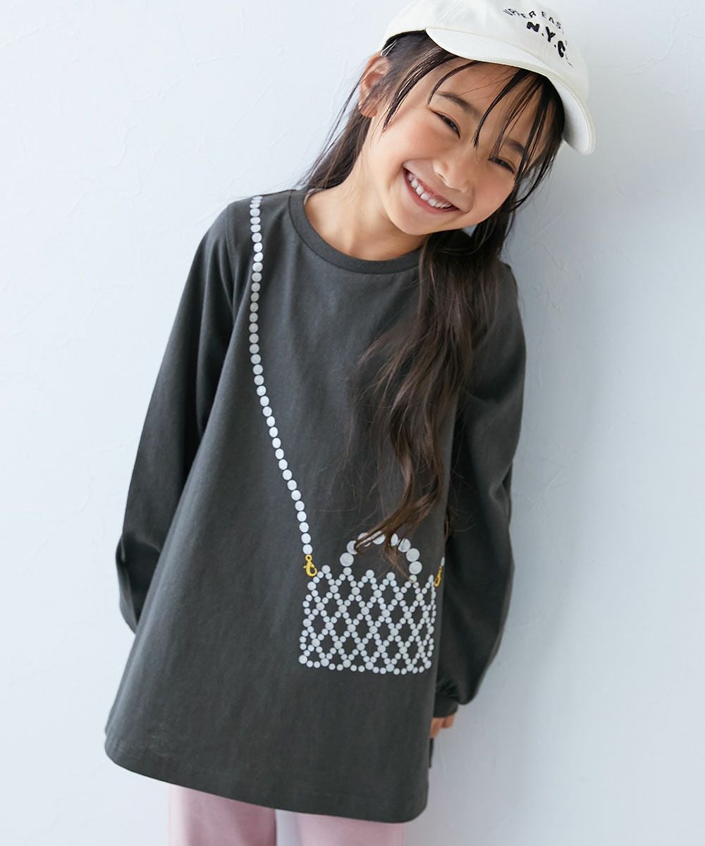 綿100% デビラボプリント 長袖チュニック | 子供服の通販 デビロック