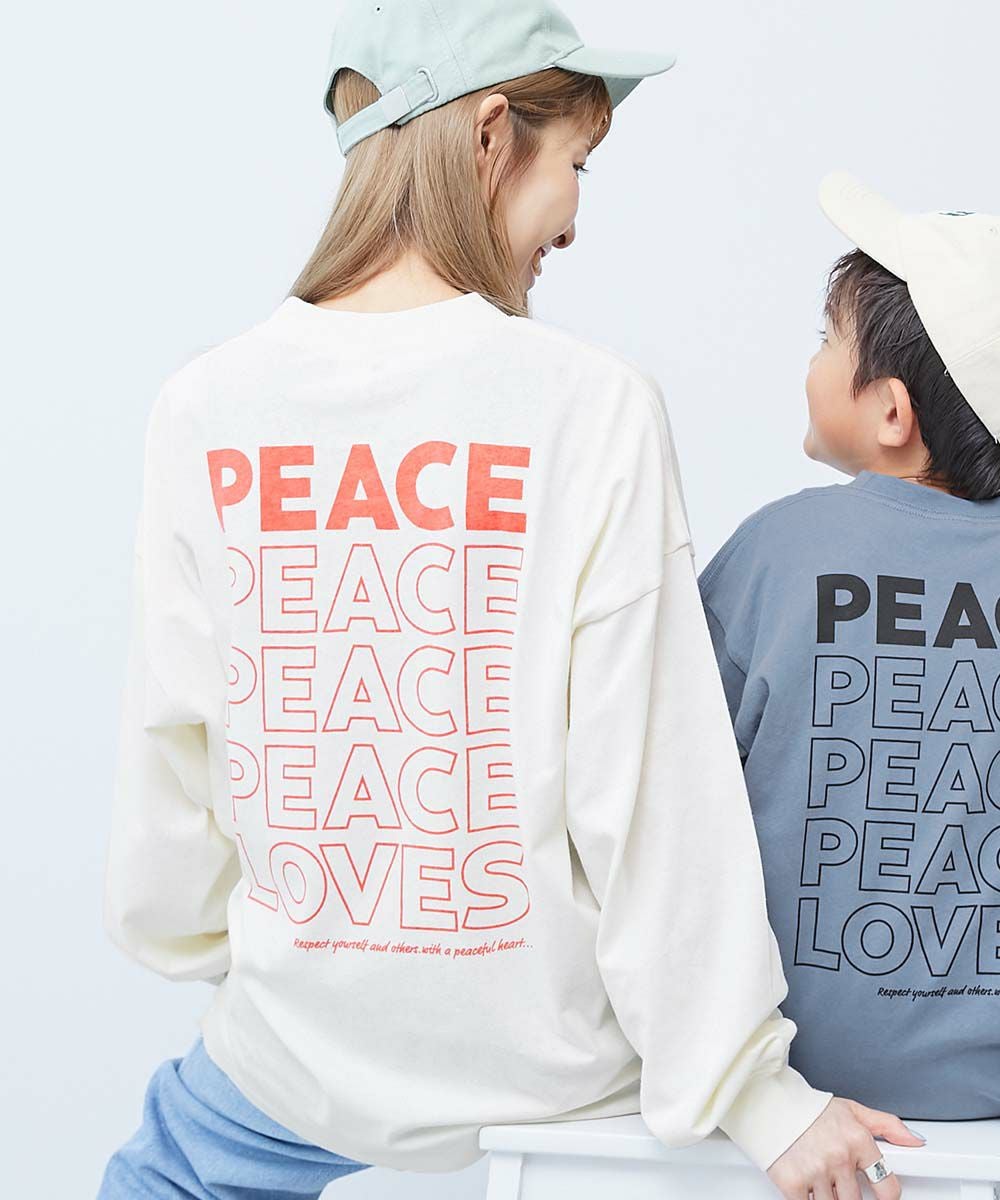 SPECIAL SALE 33%OFF】綿100％ 大人 デビラボ プリント 袖リブ 長袖T